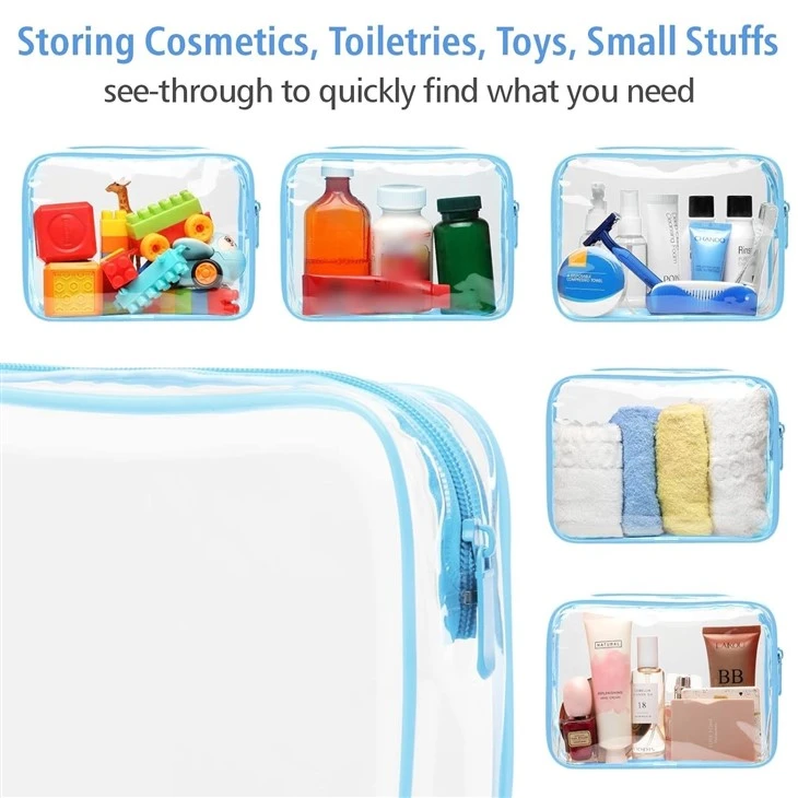 Clear Toiletry Travel Cosmetic Bag high quality