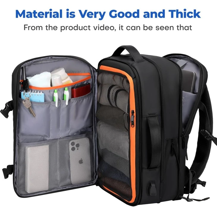Expandable Carry On Travel Backpack 40L suppliers