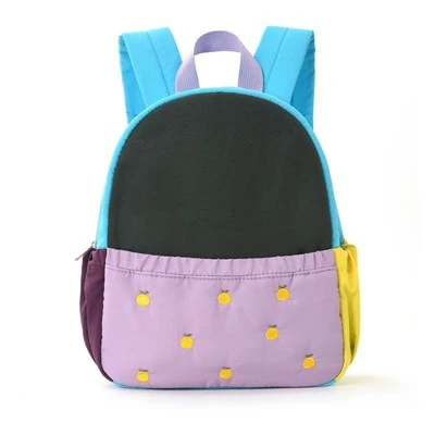 Kids Backpack Apple Embroidery Waterproof