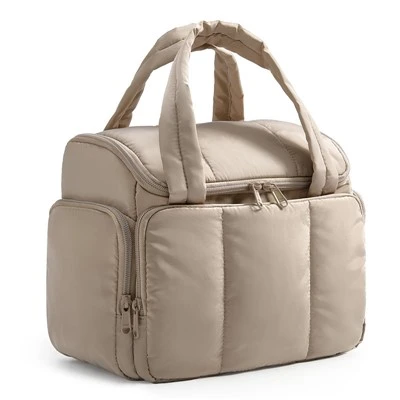 Quilted Large Capacity Cosmetic Bag