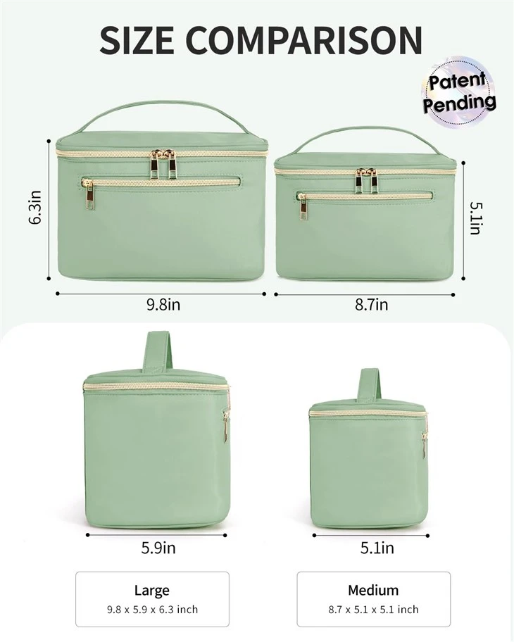Vegan Leather Portable Makeup Organizer Case price