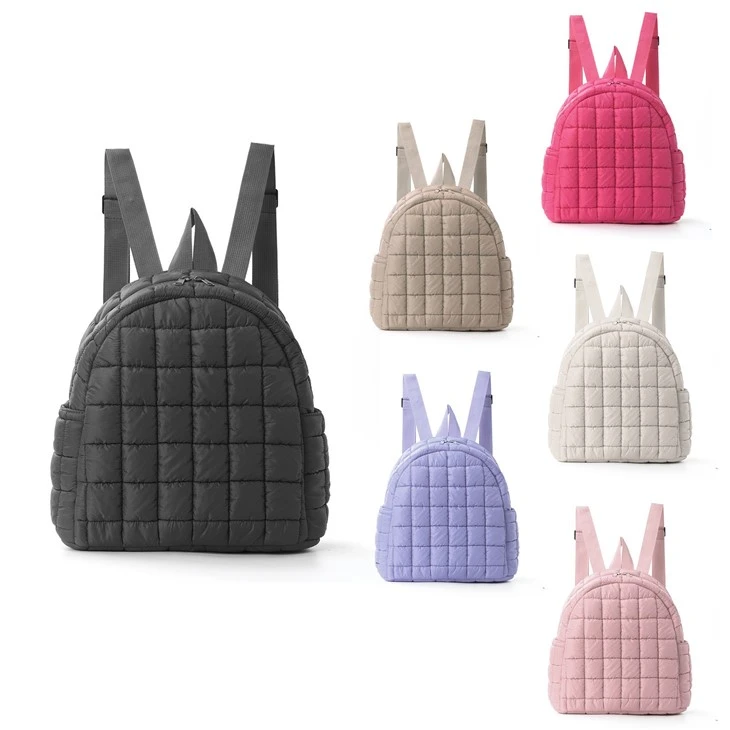 Women Quilted Backpack Lightweight Large Capacity suppliers